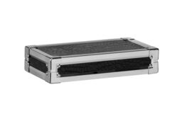 Orsina Textured Crocodile Leather Wall Shelf, Strong MDF Build Hanging Shelves, Mirrored Stylish Wall Shelf in Black