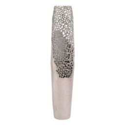 The Libra Company Apo Coral Large Vase - Aluminium - L22 x W22 x H115 cm - Silver - thumbnail 2