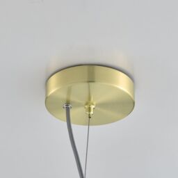 FurnitureboxUK Emily Smoked Glass Pendant Ceiling Light in Black - thumbnail 6