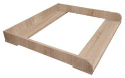 Shefa Line Shefa 800 Kids Changing Top In Oak Fits Most Ikea Dressers (Top Only) (1 Box) in Beige - thumbnail 3