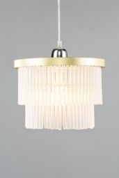 BHS Lighting Aubrey Easy Fit Light Shade in Gold - thumbnail 1