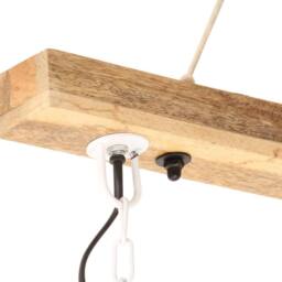 Berkfield Home Industrial Hanging Lamp 25 W White 109 cm E27 - thumbnail 8