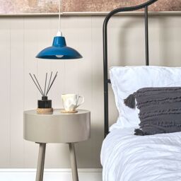 ValueLights Civic Pair of Blue Ceiling Pendant Shade - thumbnail 1