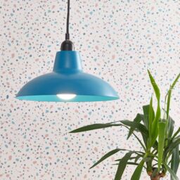 ValueLights Civic Pair of Blue Ceiling Pendant Shade - thumbnail 3