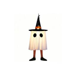 Lovii Halloween Ghost String Lights LED Hanging Ghost Fairy Lights Orange in White - thumbnail 2