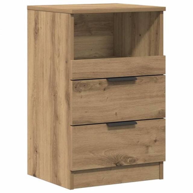 Berkfield Home Bedside Cabinet Artisan Oak 40x36x65 cm Engineered Wood in Brown - Size: 40 x 36 x 65 cm - image 1