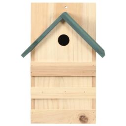 Berkfield Home Bird Houses 4 pcs 23x19x33 cm Firwood in Beige - Size: 23 x 19 x 33 cm - thumbnail 4