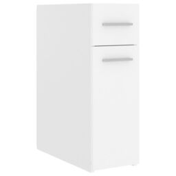 Berkfield Home Apothecary Cabinet White 20x45.5x60 cm Engineered Wood - thumbnail 2