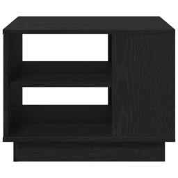 Berkfield Home Traditional Black Oak Coffee Table 55x55x42 cm Made of Engineered Wood - Size: 55 x 55 x 42 cm - thumbnail 5