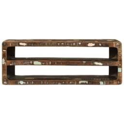 Berkfield Home TV Cabinet 100x32x36 cm Solid Wood Reclaimed in Brown - Size: 100 x 32 x 36 cm - thumbnail 1