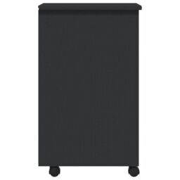 Berkfield Home Rolling Cabinet with Drawers MOSS Grey Solid Wood Pine - thumbnail 5