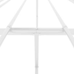 Berkfield Home Metal Bed Frame White 180x200 cm Super King - thumbnail 7