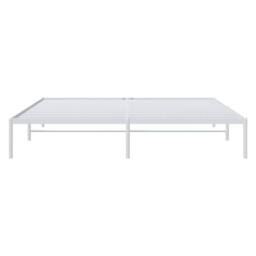 Berkfield Home Metal Bed Frame White 180x200 cm Super King - thumbnail 5