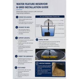 Buttercup Farm Rainbow Sandstone Mill Wheel Outdoor Water Feature with Pump, Light - thumbnail 4