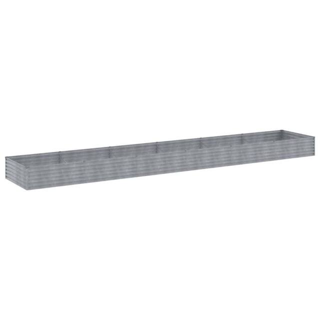 Berkfield Home Garden Raised Bed 579x100x36 cm Corten Steel in Brown - Size: 579 x 100 x 36 cm - image 1