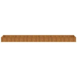 Berkfield Home Garden Raised Bed 579x100x36 cm Corten Steel in Brown - Size: 579 x 100 x 36 cm - thumbnail 4