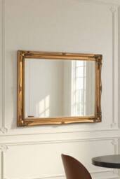 Yearn Mirrors French Style Carved Mirror Gold 105x75cm - Size: 105x75 cm - thumbnail 1