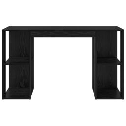 Berkfield Home Black Oak Computer Desk Black Oak MDF Medium - thumbnail 4