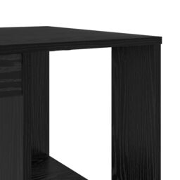 Berkfield Home Black Oak Computer Desk Black Oak MDF Medium - thumbnail 7
