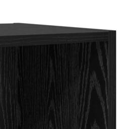 Berkfield Home TV Cabinet 4 pcs Black 37 x 37 x 142.5 cm Engineered wood - thumbnail 6