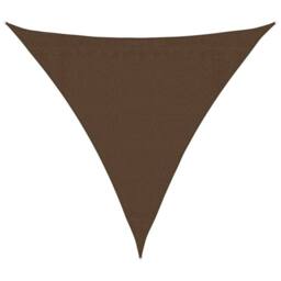 Berkfield Home Sunshade Sail 160 g/m ² Brown 3.6x3.6x3.6 m HDPE - thumbnail 2