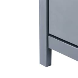 Wyld and Coco Nordic Sideboard Dark Blue 2-Door 3-Drawer Pine W150 x D40 x H80cm - thumbnail 8