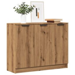 Berkfield Home Sideboard Artisan Oak 90.5x30x70 cm Engineered Wood in Brown - thumbnail 1