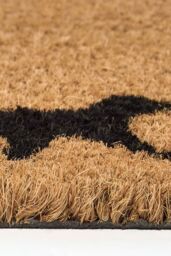 Homescapes Coir Doormat with Cat Silhouettes, 25 x 75 cm in Natural - Size: 25 cm x 75 cm - thumbnail 3