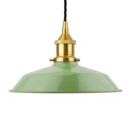 SE Home Mint Green Small Trinity Metal Pendant Light - Polished Brass - thumbnail 1