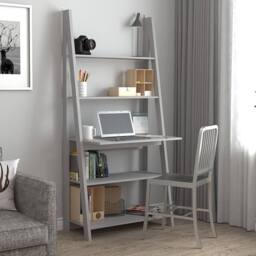 Lemon Pavilion Furniture Tiva Ladder Desk - MDF - L50 x W84 x H175.4 cm - Grey - thumbnail 3