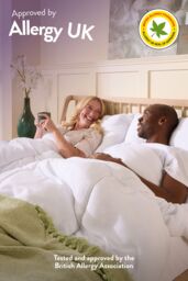 Slumberdown Anti Allergy 7.5 Tog All Year Duvet in White - Size: Single - thumbnail 3