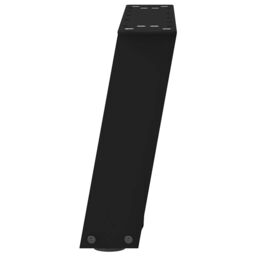 Berkfield Home Coffee Table Legs U-Shaped 2 pcs Black 50x(30-31) cm Steel - thumbnail 6