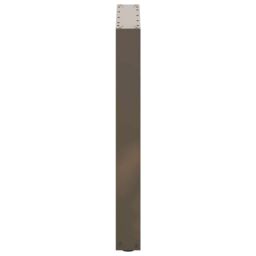 Berkfield Home Coffee Table Legs U-Shaped 2 pcs Natural Steel 70x(72-73) cm Steel in Brown - thumbnail 6