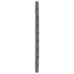 Berkfield Home Wall Headboard Grey 96x3x63 cm Solid Wood Pine - Size: 96 x 3 x 63 cm - thumbnail 5