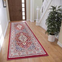 THE RUGS Orient Low Pile Rug Medallion Design Synthetic Fibre 8mm Pile - Size: 120 cm x 170 cm - thumbnail 8