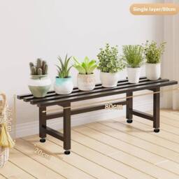 SPETLEK Metal Plant Stand Garden Flower Pot Single layer in Black - Size: 0.6m2 - thumbnail 4