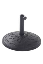Living and Home Resin Umbrella Base Heavy Duty Outdoor Parasol Stand in Black - thumbnail 4