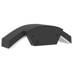 Berkfield Home Outdoor LED Wall Lights with Sensors 2pcs Black Die-cast Aluminium - thumbnail 7