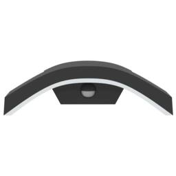 Berkfield Home Outdoor LED Wall Lights with Sensors 2pcs Black Die-cast Aluminium - thumbnail 4