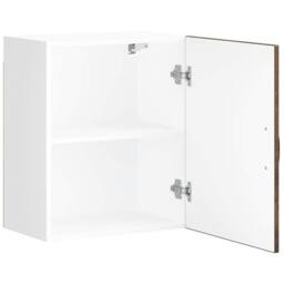 Berkfield Home Kitchen Wall Cabinet Lucca Smoked Oak Engineered Wood in Brown - thumbnail 6