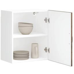 Berkfield Home Kitchen Wall Cabinet Lucca Smoked Oak Engineered Wood in Brown - thumbnail 2