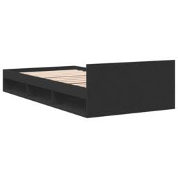 Berkfield Home Bed Frame with Drawer without Mattress Black 90x190 cm Single - thumbnail 6