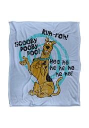 Warner Brothers Scooby Doo Officially Licensed Silky Touch Super Soft Throw Blanket 152 x 127 cm in White - thumbnail 1