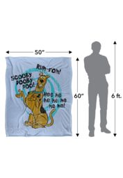 Warner Brothers Scooby Doo Officially Licensed Silky Touch Super Soft Throw Blanket 152 x 127 cm in White - thumbnail 5