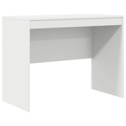 Berkfield Home Writing Desk White Particle board 100 x 50 x 76 cm Storage - thumbnail 2