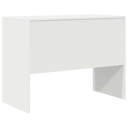 Berkfield Home Writing Desk White Particle board 100 x 50 x 76 cm Storage - thumbnail 6