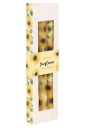 KDMD Set of 3 Sunflower Taper Candles in Yellow - thumbnail 4