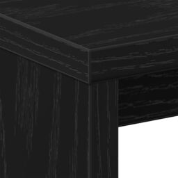 Berkfield Home Nightstand Black Oak 40x30x40 cm Made of Engineered Wood - Size: 40 x 30 x 40 cm - thumbnail 8