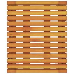Berkfield Home Garden Side Table 43x36x40 cm Solid Wood Teak in Brown - Size: 43 x 36 x 40 cm - thumbnail 7