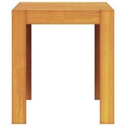 Berkfield Home Garden Side Table 43x36x40 cm Solid Wood Teak in Brown - Size: 43 x 36 x 40 cm - thumbnail 4